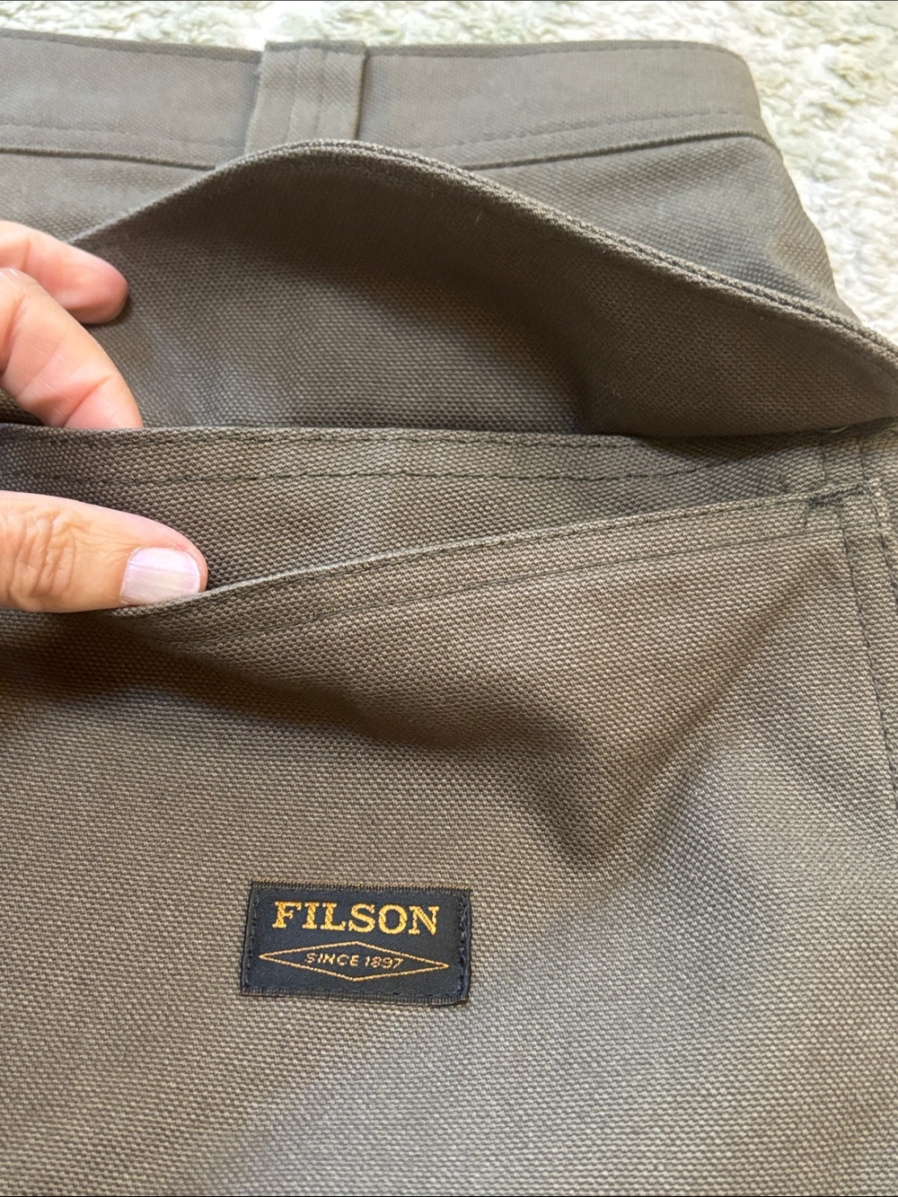 Filson Worksmith Double Layer Pants 34x34 NWOT - Picture 11 of 16
